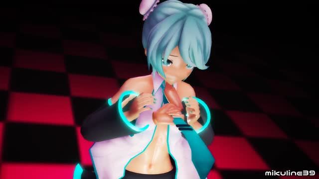  Hentai MMD- ミクと紳士ハンドの腰振りダンス （Mikuline39）